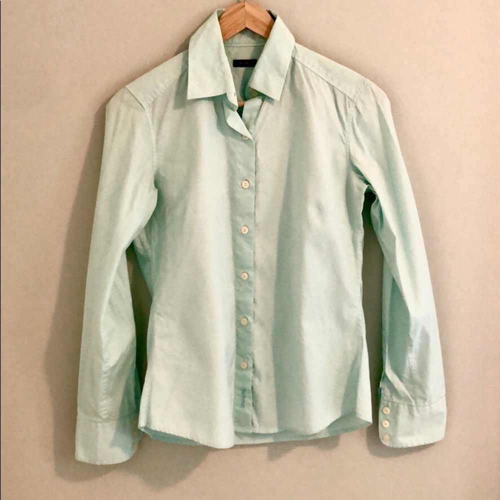Barbour Tailored Button Down In Mint - image 1